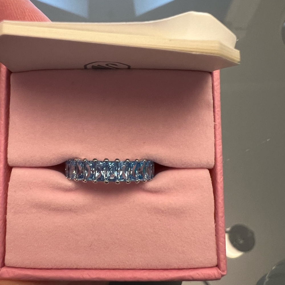 Swarovski Matrix Ring, blue